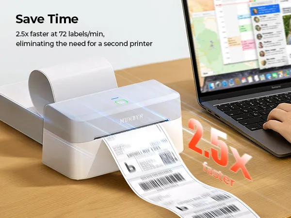 MUNBYN 403B Bluetooth Thermal Label Printer - MUNBYN® POS